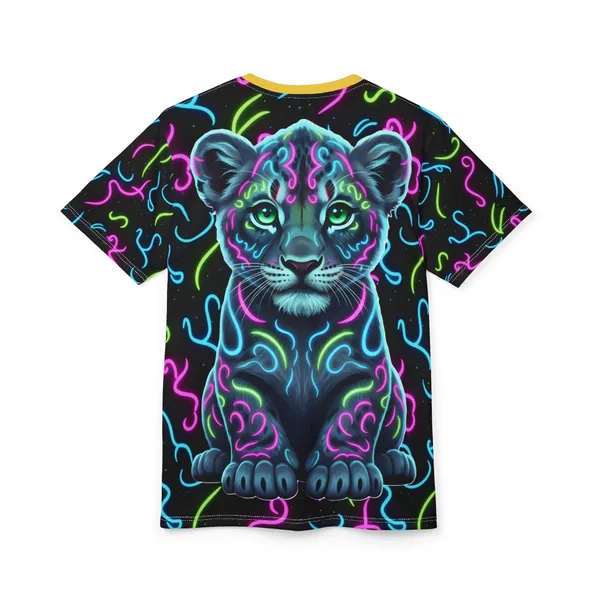 Leo_Zodiac_Neon_Lion_Unisex_Tee_White_Stitching_6_Oz